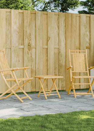 Tuinstoelen 2 st inklapbaar 53x66x99 bamboe