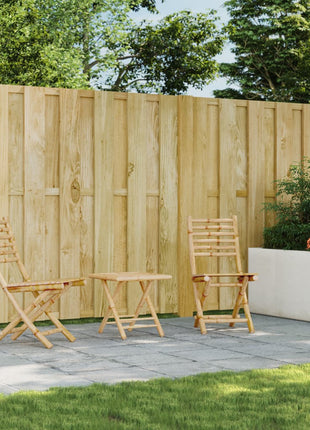 Tuinstoelen 2 st inklapbaar 43x54x88 bamboe