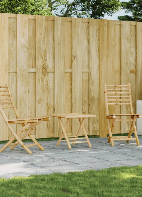 Tuinstoelen 2 st inklapbaar 43x54x88 bamboe