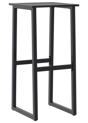 Barkrukken 2 st 38x38x80 cm gepoedercoat staal zwart
