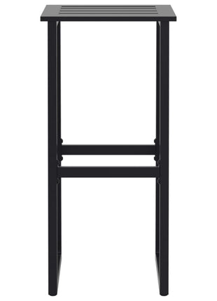 Barkrukken 2 st 38x38x80 cm gepoedercoat staal zwart