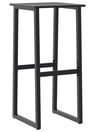 Barkrukken 4 st 38x38x80 cm gepoedercoat staal zwart