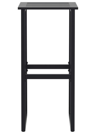 Barkrukken 4 st 38x38x80 cm gepoedercoat staal zwart