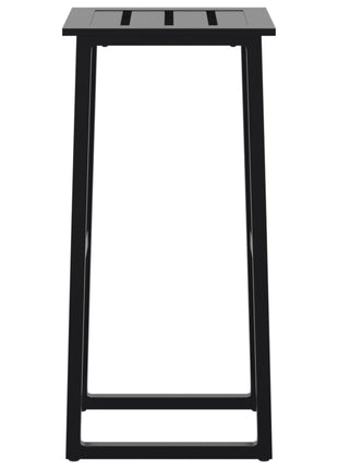 Barkrukken 4 st 38x38x80 cm gepoedercoat staal zwart
