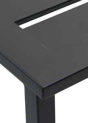 Barkrukken 4 st 38x38x80 cm gepoedercoat staal zwart