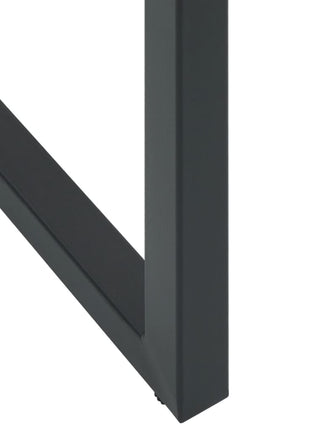 Barkrukken 4 st 38x38x80 cm gepoedercoat staal zwart