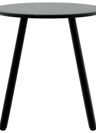 Set tuinstoelen 3-delig poly rattan zwart