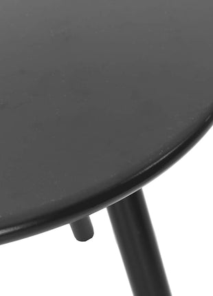 Set tuinstoelen 3-delig poly rattan zwart en lichtgrijs