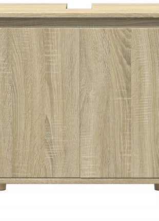 Wastafelkast 58x33x60 cm bewerkt hout sonoma eikenkleurig