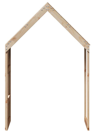 Kinderbedhuisje 60x89x134,5 cm massief grenenhout