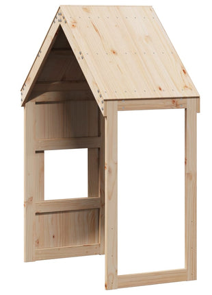 Kinderbedhuisje 55x84x132 cm massief grenenhout