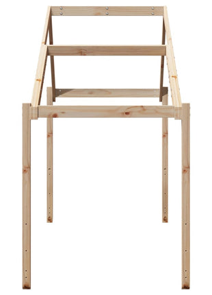 Kinderbedhuisje 213x95,5x144,5 cm massief grenenhout
