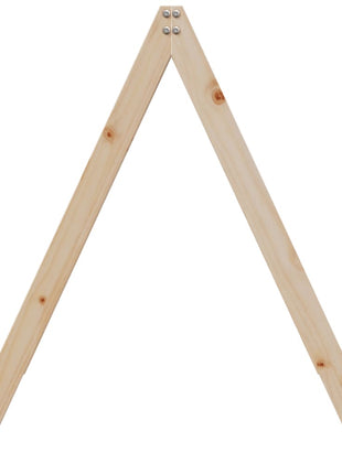Kinderbedhuisje 209x85,5x88 cm massief grenenhout