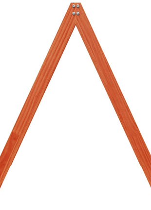 Kinderbedhuisje 209x85,5x88 cm massief grenenhout wasbruin
