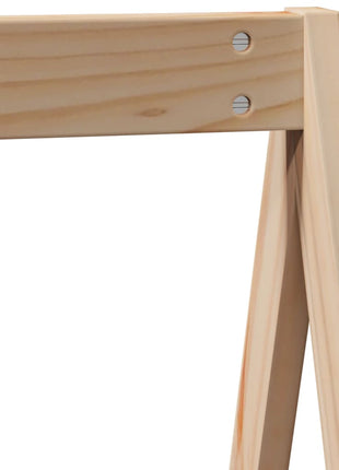 Kinderbedhuisje 199x80,5x88 cm massief grenenhout