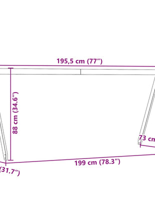 Kinderbedhuisje 199x80,5x88 cm massief grenenhout