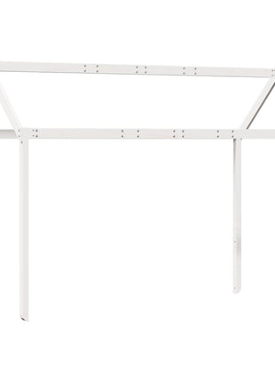 Kinderbedhuisje 217x95,5x159 cm massief grenenhout wit