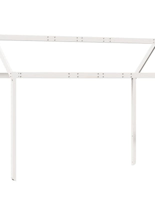 Kinderbedhuisje 207x95,5x159 cm massief grenenhout wit