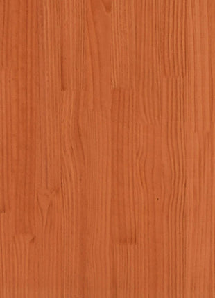Kinderbedhuisje 207x95,5x159 cm massief grenenhout wasbruin