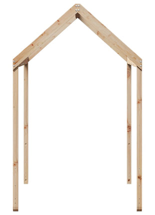 Kinderbedhuisje 207x80,5x151,5 cm massief grenenhout