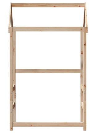 Kinderbedhuisje 118x70x176,5 cm massief grenenhout
