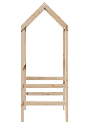 Kinderbedhuisje 118x70x176,5 cm massief grenenhout