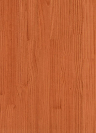 Kinderbedhuisje 118x70x176,5 cm massief grenenhout wasbruin