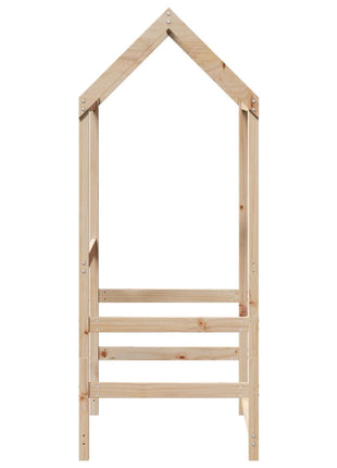 Kinderbedhuisje 108x70x176,5 cm massief grenenhout