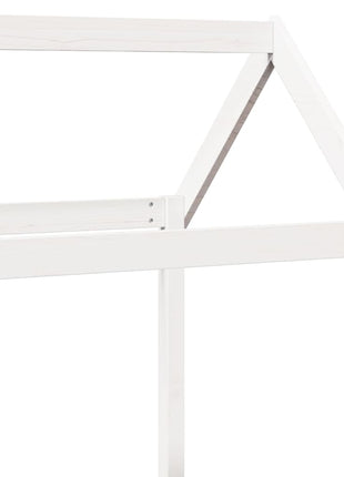 Kinderbedhuisje 108x70x176,5 cm massief grenenhout wit