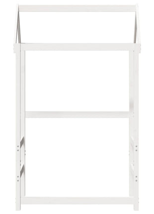 Kinderbedhuisje 98x70x176,5 cm massief grenenhout wit