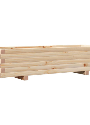 Plantenbak 110x40x26,5 cm massief grenenhout