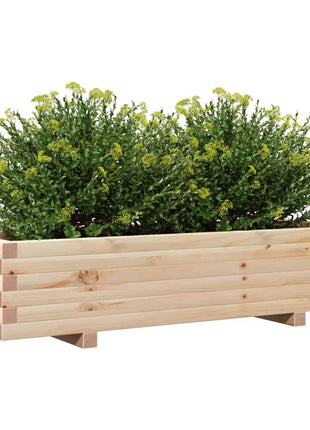Plantenbak 110x40x26,5 cm massief grenenhout