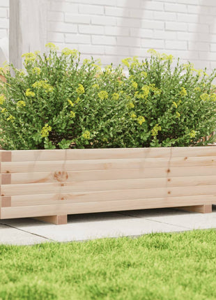 Plantenbak 110x40x26,5 cm massief grenenhout