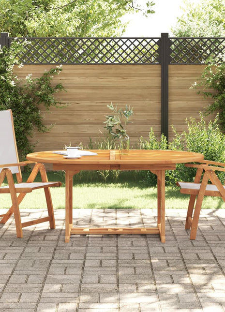 Tuinstoelen inklapbaar 2 st massief acaciahout en textileen