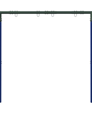 Schommelframe voor buiten met 4 ophanghaken staal blauw