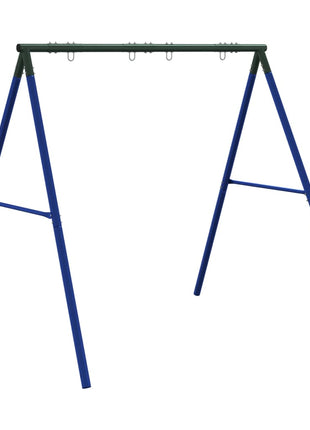 Schommelframe voor buiten met 4 ophanghaken staal blauw