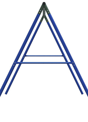 Schommelframe voor buiten met 6 ophanghaken staal blauw