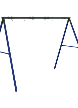 Schommelframe voor buiten met 6 ophanghaken staal blauw