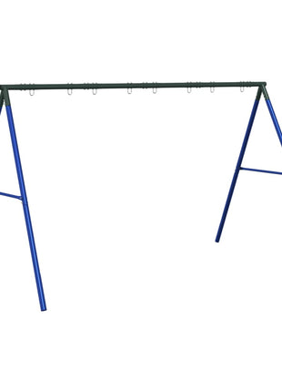 Schommelframe voor buiten met 8 ophanghaken staal blauw