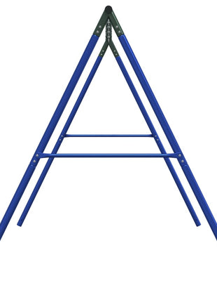 Schommelframe voor buiten met 8 ophanghaken staal blauw