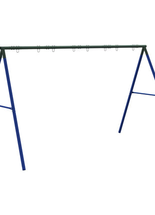 Schommelframe voor buiten met 8 ophanghaken staal blauw