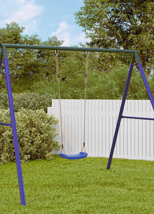Schommelzitje voor kinderen 1-persoons verstelbaar touw blauw