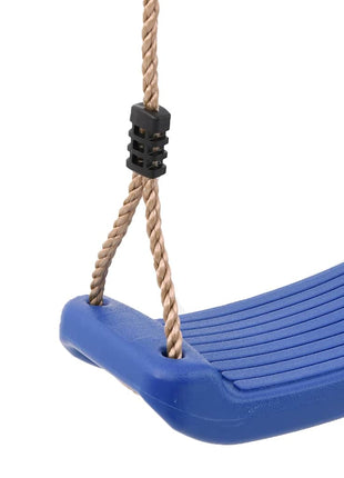 Schommelzitje voor kinderen 1-persoons verstelbaar touw blauw
