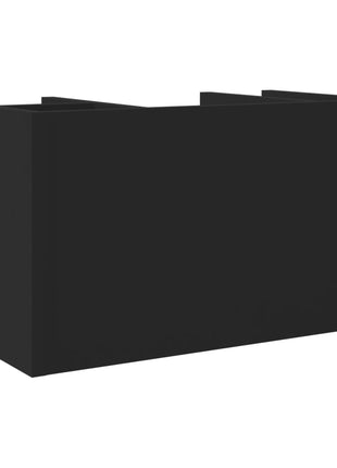 Bureau organiser 44,5x24x25 cm bewerkt hout zwart