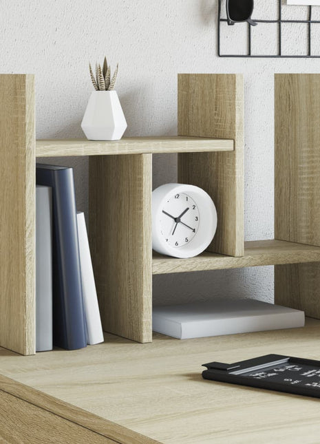 Bureau organiser 34,5x15,5x35,5 cm hout sonoma eikenkleurig