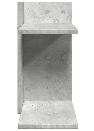 Bureau organiser 42x21,5x42 cm bewerkt hout betongrijs