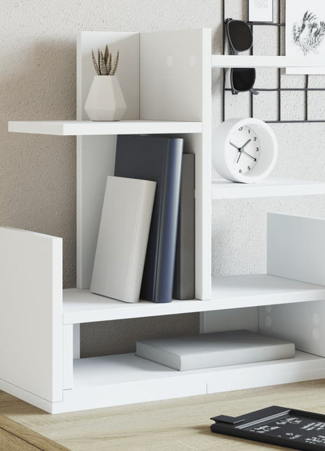 Bureau organiser 49x20x52,5 cm bewerkt hout wit
