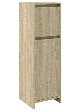 Badkamerkast 30x30x95 cm spaanplaat sonoma eikenkleurig