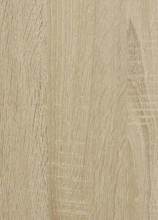 Badkamerkast 30x30x100 cm bewerkt hout sonoma eikenkleurig