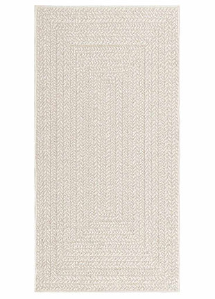 Vloerkleed ZIZUR room binnen en buiten 80x150 cm jute look